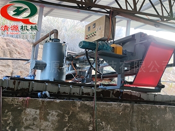 真空帶式過濾機安裝現場